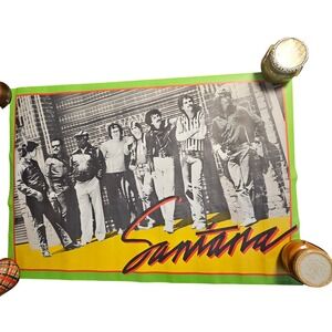 Santana‎ Shango Carlos Santana Vintage 1982 Promo Album Poster 24x35 CBS Inc